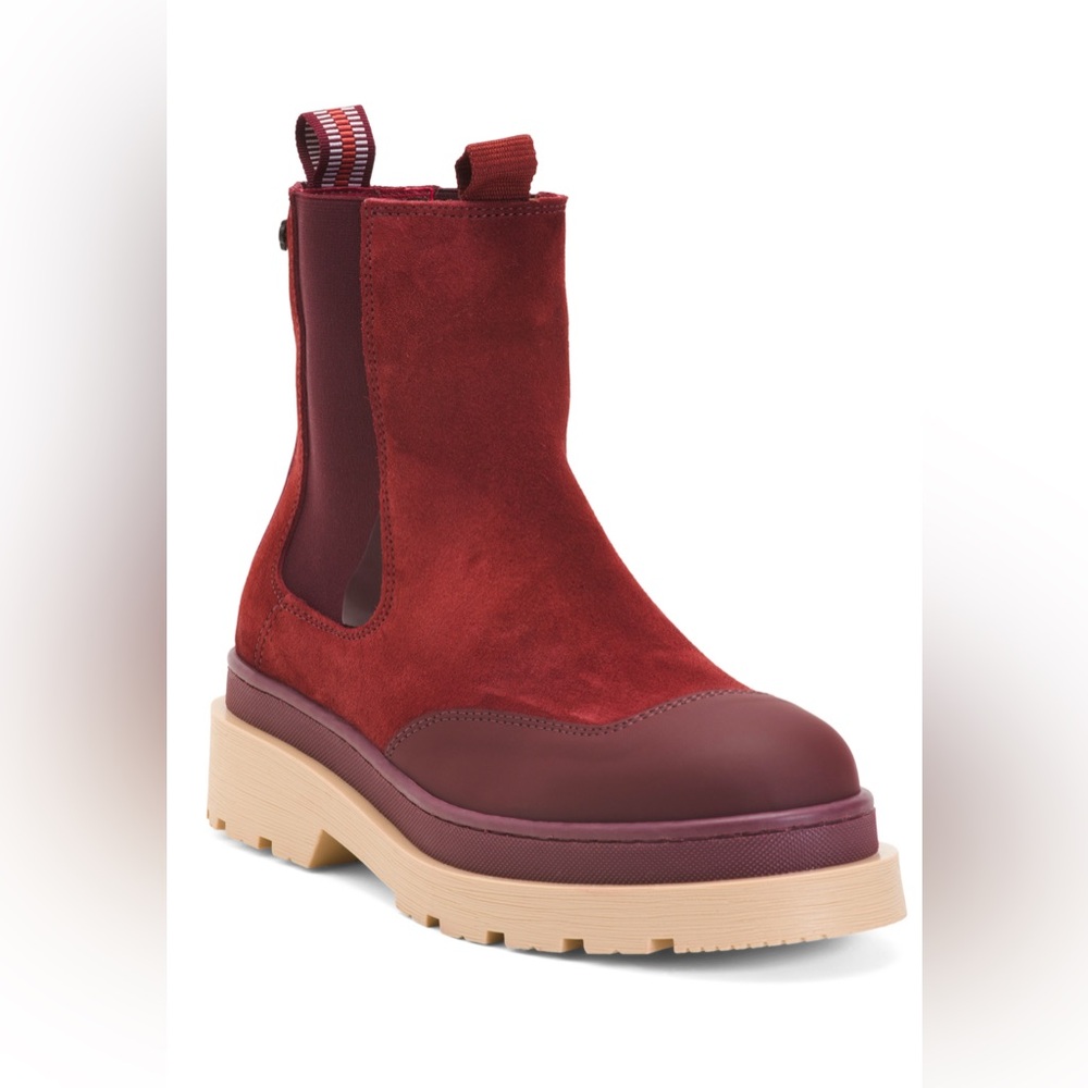 Scotch & Soda women’s burgundy boots
